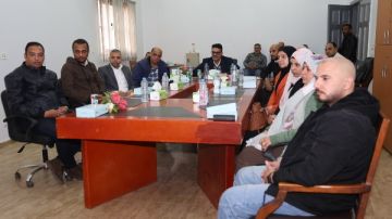 رئيس شركة مياه القليوبية يجتمع بالعاملين بفرع جنوب الخانكة لمتابعة منظومة مياه الشرب والصرف الصحي رئيس شركة مياه القليوبية يجتمع بالعاملين بفرع جنوب الخانكة لمتابعة منظومة مياه الشرب والصرف الصحي