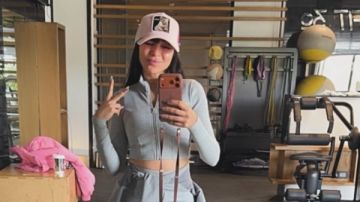 ساندي تستعرض لياقتها البدنية و تشارك جهورها بصورة من داخل الجيم