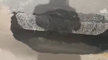 هبوط أرضى بكوبري غرب رأس الحكمة في مطروح صور