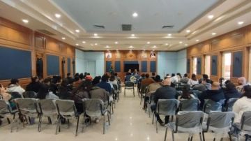 البطريرك إبراهيم إسحق يترأس ختام الدورة الـ 69 للمقبلين على الزواج البطريرك إبراهيم إسحق يترأس ختام الدورة الـ 69 للمقبلين على الزواج