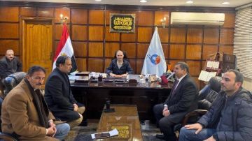 رئيس مياه كفر الشيخ يكرم فريق صيانة الشبكات صور