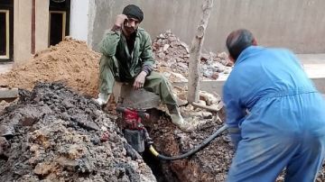 محافظ كفر الشيخ يتابع أعمال توصيل شبكة الغاز الطبيعي بمطوبس صور