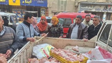 المنوفية .. ضبط 120 كيلو دجاج غير صالح للاستهلاك الآدمي ببركة السبع