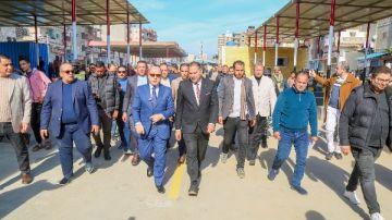 محافظ كفر الشيخ يتفقد السوق الحضرية المطورة بسيدي سالم صور