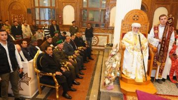 محافظ مطروح والأجهزة الأمنية والتنفيذية تقدم التهنئة للأقباط بعيد الميلاد