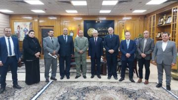 جامعة المنيا تبحث سبل تطوير الخدمات البريدية بالحرم الجامعي