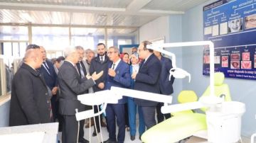 رئيس جامعة المنيا يفتتح المرحلة الأولى من تطوير مستشفى كلية طب الأسنان