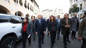 وزيرة التنمية المحلية ومحافظ القاهرة يتفقدان مشروع تطوير منطقة الكوربة وزيرة التنمية المحلية ومحافظ القاهرة يتفقدان مشروع تطوير منطقة الكوربة