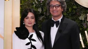 إطلالة رومانسية لـ هبة مجدي برفقة زوجها