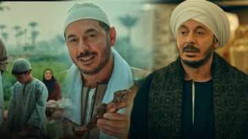 مصطفى شعبان يواصل تصوير مشاهد درش في أحد كنائس بورسعيد