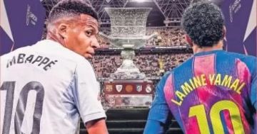 تشكيل كلاسيكو برشلونة ضد الريال فى نهائى السوبر الإسبانى.. مبابى بديلا