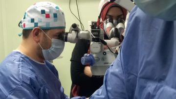 نجاح 12 عملية ترقيع وزرع قرنية بمركز العيون بكفر الشيخ صور