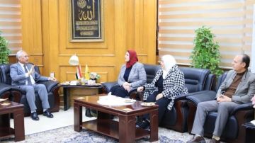 رئيس جامعة المنيا: خطة لتطوير كلية الحاسبات والمعلومات رئيس جامعة المنيا: خطة لتطوير كلية الحاسبات والمعلومات