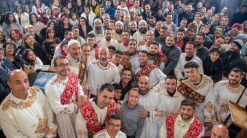 الكنيسة القبطية في قبرص تحتفل بعيد الميلاد المجيد