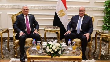 المستشار هشام بدوي يستقبل النائب العام لتهنئته برئاسة مجلس النواب المستشار هشام بدوي يستقبل النائب العام لتهنئته برئاسة مجلس النواب