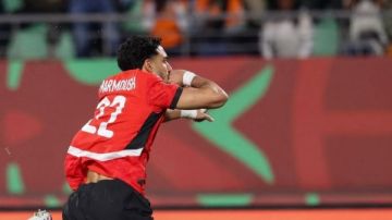 مانشستر سيتي يحتفل بهدف عمر مرموش في مرمى كوت ديفوار