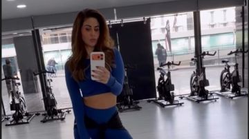 مي سليم تخطف الأنظار برشاقتها في أحدث ظهور من الجيم