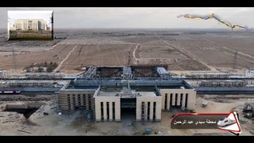 أحدث تصوير جوي لأعمال الخط الأول من شبكة القطار الكهربائي السريع السخنة - مطروح شاهد