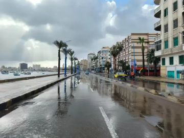  الفيضة الكبرى تضرب الإسكندرية بأمطار غزيرة وصقيع