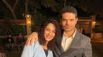 ندى موسي وعمرو صالح في كواليس مسلسل فرصة أخيرة