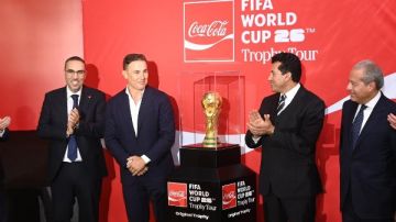 في ثاني محطاته الدولية والأولى الأفريقية.. وزير الرياضة يشهد وقائع المؤتمر الصحفي لاستقبال كأس العالم بمصر في ثاني محطاته الدولية والأولى الأفريقية.. وزير الرياضة يشهد وقائع المؤتمر الصحفي لاستقبال كأس العالم بمصر