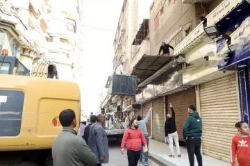 محافظ الشرقية يقود حملة لإزالة الإشغالات بالزقازيق