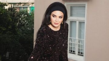 سيرين عبد النور تتألق فى جلسة تصوير بفستان ملفت