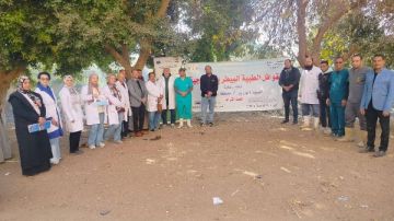 الطب البيطري بسوهاج يدشن قافلة بيطرية مجانية بسفلاق لفحص وعلاج الحيوانات