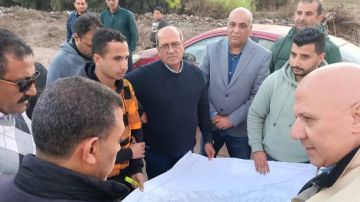 رئيس القابضة لمياه الشرب يتفقد مشروعات الصرف الصحي بكفر الشيخ صور