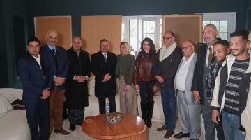 نجوم وصناع مسلسل حق ضايع يحتفلون ببداية التصوير.. صور نجوم وصناع مسلسل حق ضايع يحتفلون ببداية التصوير.. صور