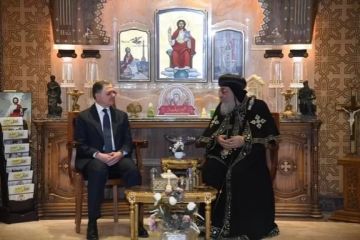 وزير الداخلية يهنئ البابا تواضروس بعيد الميلاد ويشيد بالدور الوطني للكنيسة المصرية وزير الداخلية يهنئ البابا تواضروس بعيد الميلاد ويشيد بالدور الوطني للكنيسة المصرية