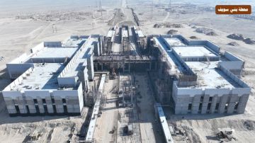 شاهد أحدث تصوير جوي لتقدم أعمال مشروع الخط الثاني من القطار الكهربائي