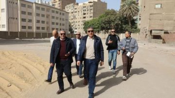 محافظ الجيزة يتفقد موقع معرض أهلا رمضان بفيصل ويوجه بسرعة تجهيزه