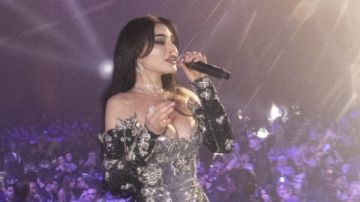 موقف جرئ.. هيفاء وهبي تقطع فستانها خلال حفلها لتتمكن من الرقص فيديو