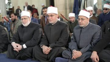 مفتي الجمهورية يشهد احتفال ذكرى الإسراء والمعراج بالجامع الأزهر.. صور