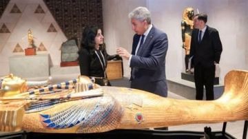 وزير السياحة يبحث مع أمين عام الأمم المتحدة للسياحة دعم القطاع في مصر