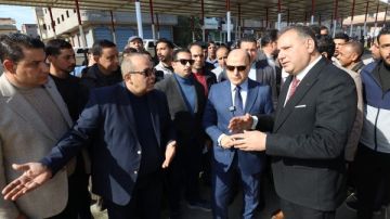 محافظ كفر الشيخ يتفقد أعمال الرصف والتطوير بشوارع غرب سيدي سالم.. صور