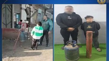 ضبط صاحب ورشة ونجله بتهمة تصنيع محدث صوت يعمل بأسطوانة غاز في المنوفية ضبط صاحب ورشة ونجله بتهمة تصنيع محدث صوت يعمل بأسطوانة غاز في المنوفية