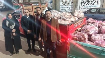 ضبط كميات كبيرة من لحوم ومواد غذائية غير صالحة للاستهلاك في حملات التموين بالمنوفية