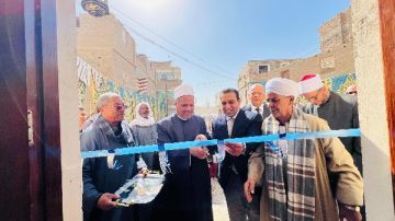 نائب محافظ قنا يفتتح مسجد نجع غلاب بحجازة في قوص