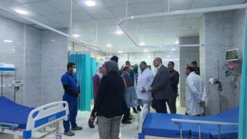 زيارة إشرافية من وزارة الصحة الي مستشفى فاقوس تمهيدا لتكويد قسطرة القلب