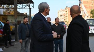 محافظ الغربية يتفقد منطقة العجيزي ومساكن الشباب