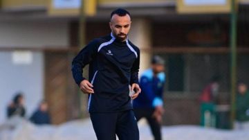 أول ظهور لـ أفشة في مران الاتحاد السكندري