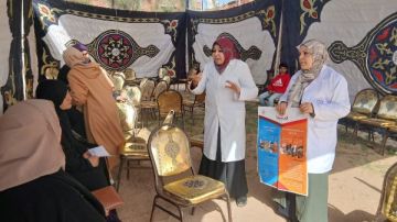 بيطرى الشرقية ينظم قافلة طبية مجانية بقرية أبو شوشة