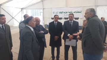 وصول اللجنة القضائية المشرفة على انتخابات رئاسة حزب الوفد لمقر الاقتراع