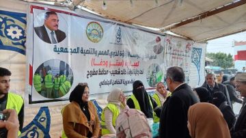 ستر ودفا توزيع 1200 قطعة ملابس مجانية بقريتي شماس والجراولة في مطروح صور ستر ودفا توزيع 1200 قطعة ملابس مجانية بقريتي شماس والجراولة في مطروح صور