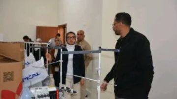 نائب محافظ الوادى الجديد تتفقد المجمع الحرفى بمدينة الخارجة استعدادا لافتتاحه