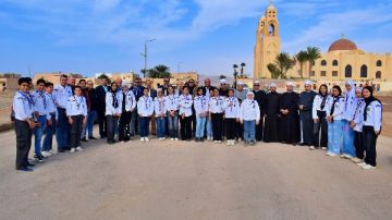 تعليم جنوب سيناء يشارك الإخوة الأقباط فرحة عيد الميلاد المجيد ويؤكد وحدة النسيج الوطني