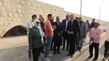 منطقة سياحية جذابة.. محافظ القاهرة يتفقد أعمال ترميم سور مجرى العيون منطقة سياحية جذابة.. محافظ القاهرة يتفقد أعمال ترميم سور مجرى العيون