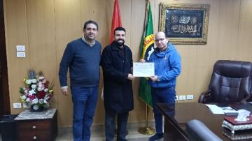 وكيل صحة الدقهلية يكرم مدير مستشفى نبروه السابق